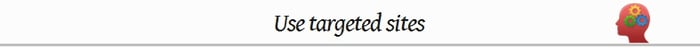 4Use targeted sites