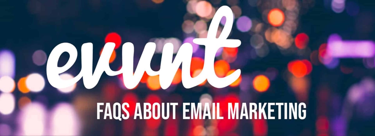 An example of the Evvnt email marketing product for events