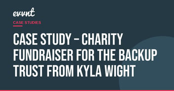 Case Study – Charity Fundraiser for the BackUp Trust from Kyla Wight