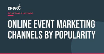 Online Event Marketing Channels by Popularity