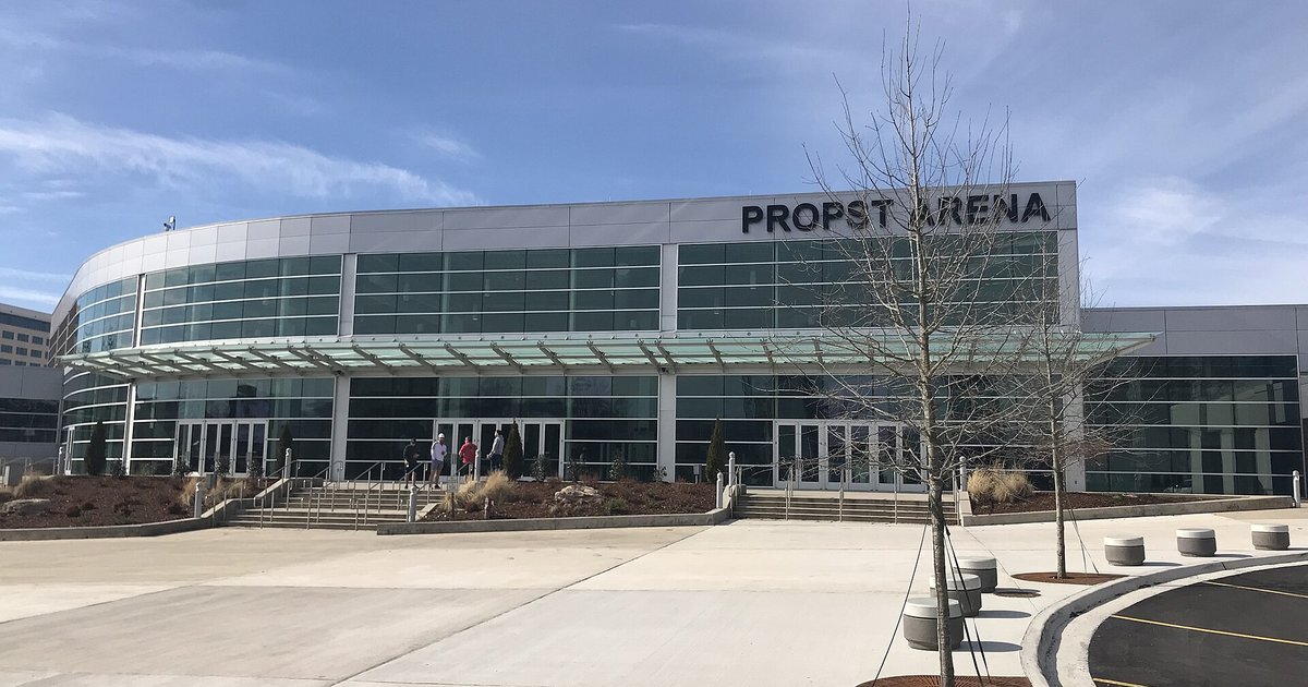 Propst Arena at the Von Braun Center in Huntsville, Alabama