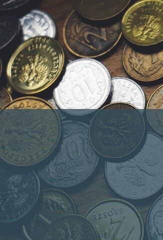pile of change