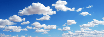 Blue sky with clouds
