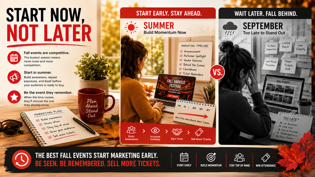 Why the Best Fall Events Start Marketing in Summer