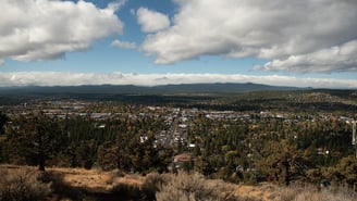 View over Bend, Oregon from Pilot Butte