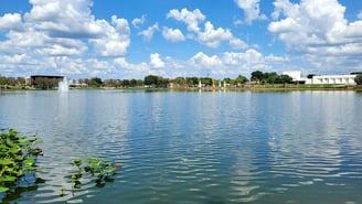 Lake Mirror in downtown Lakeland, Florida