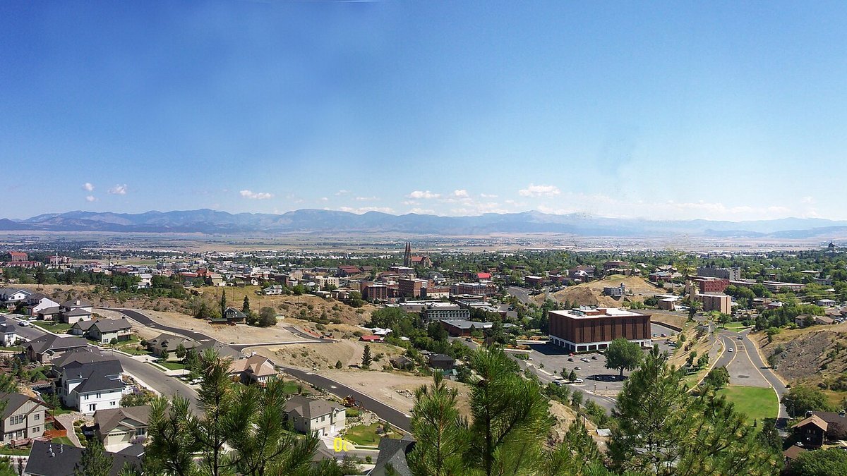 View over Helena, Montana
