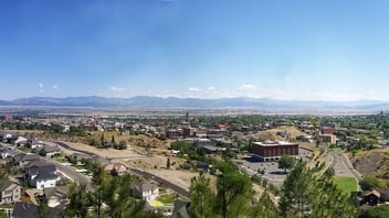 View over Helena, Montana